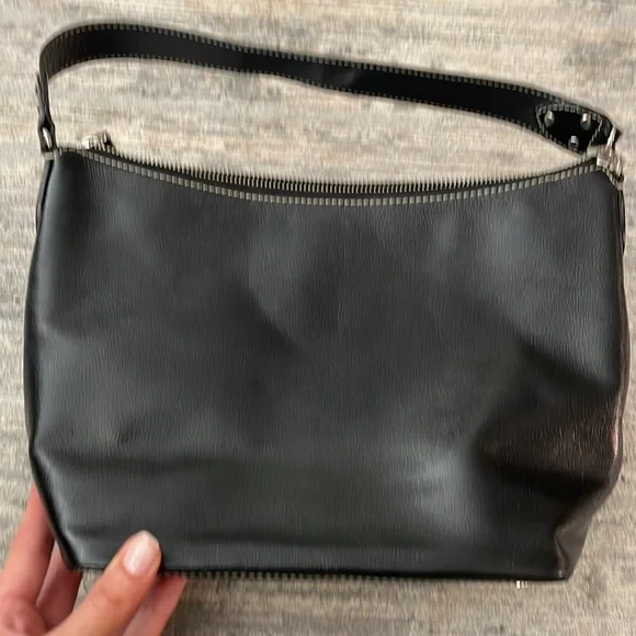 Kate Spade black leather shoulder bag - Picture 4 of 11